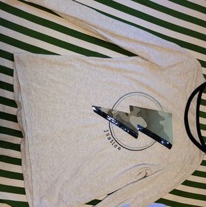 Justice long sleeve tee